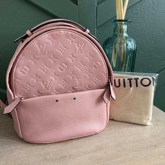 Louis vuitton sorbone pink backpack 006 - Picture 1 of 9